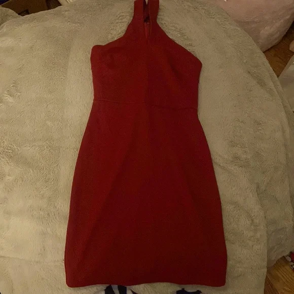 LULUS: RED MINI DRESS - Picture 2 of 4